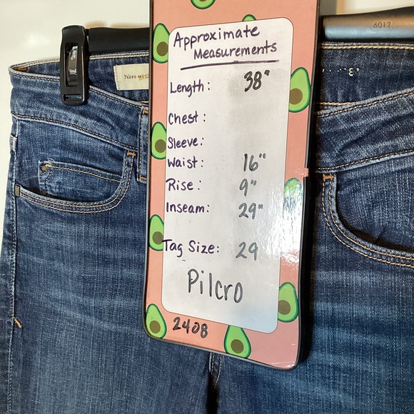 Pilcro and the Letterpress Dark Blue Stet Fit Skinny Jeans - Picture 7 of 7